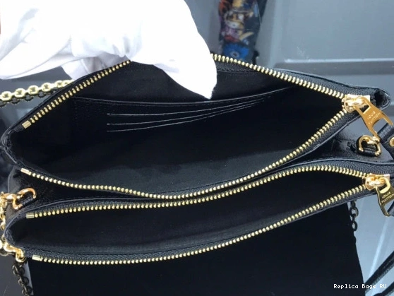 Cheap LOUIS DOUBLE ZIP VUITTON POCHETTE 0805